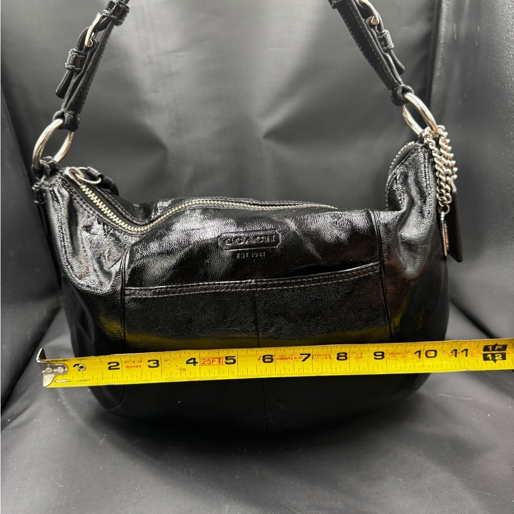 Coach Black Patent Leather Soho Shoulder Bag - Picture 7 of 13